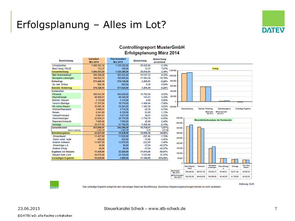 Betriebswirtschaftliche Beratung Steuerberater Garmisch-Partenkirchen
